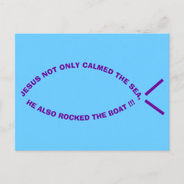 Radical Jesus, Rock the Boat Postcard Postkarte