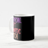 Radical Left Lunatic Witch Funny Halloween Feminis Kaffeetasse (Vorderseite Links)