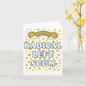 Radical Left S Funny Sarcastic Quote Karte (Gelbe Blume)
