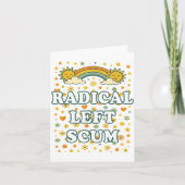 Radical Left S Funny Sarcastic Quote Karte (Vorderseite)