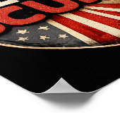 Radical Left S Funny Sarcastic Quote  Poster (Ecke)