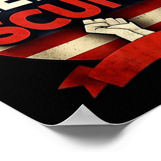 Radical Left S Funny Sarcastic Quote Poster (Ecke)