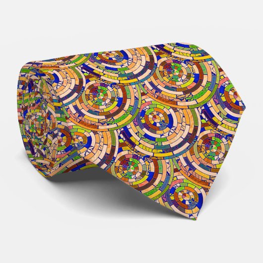 Radical Mosaic Tiles 1C Krawatte (Gerollt)