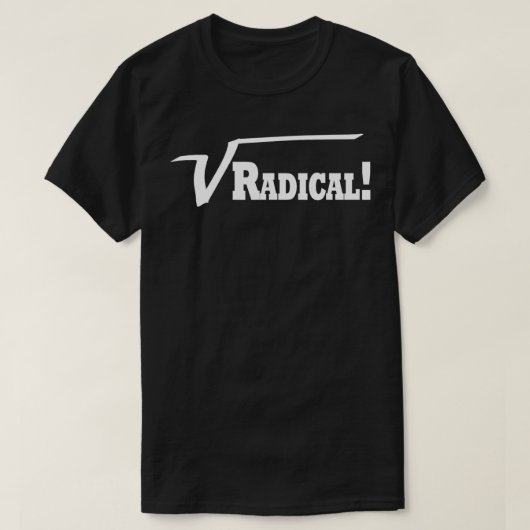 Radical Square Root Funny Teacher Science Mathemat T-Shirt (Design vorne)