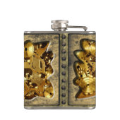 Radical Steampunk 10 Wrapped Flask Flachmann (Rückseite)