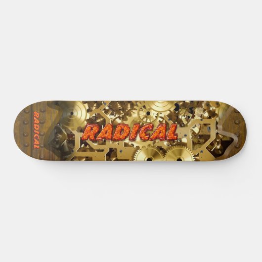 Radical Steampunk 3A Skateboard (Horizontal)