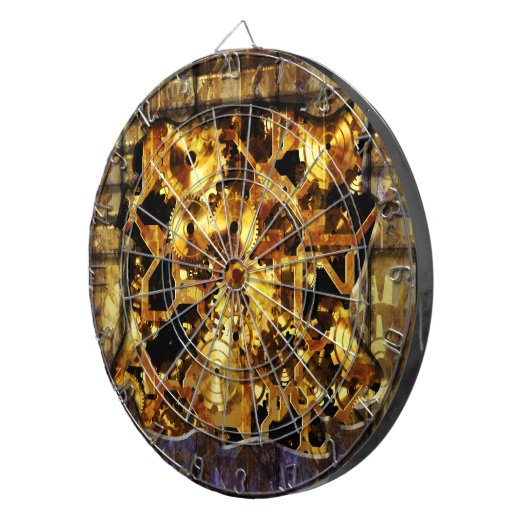 Radical Steampunk 4 Dart Board Dartscheibe (Vorderseite rechts)