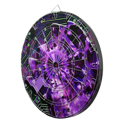 Radical Steampunk 5 Dart Board Dartscheibe (Vorderseite rechts)