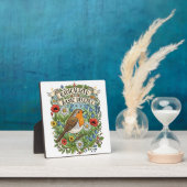 Radicalized by Basic Decency Aesthetic Art Bird Fotoplatte (InSitu)