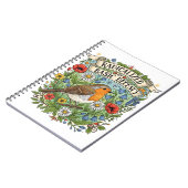 Radicalized by Basic Decency Aesthetic Art Bird Notizblock (Linke Seite)