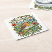 Radicalized by Basic Decency Aesthetic Art Bird Rechteckiger Pappuntersetzer (angewinkelt)