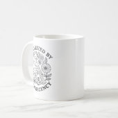 Radicalized By Basic Decency Feminist Men Women Sq Kaffeetasse (Vorderseite Links)