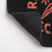 Radicalized By Basic Decency Resist Boho Floral Wo Mousepad (Ecke)