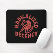 Radicalized By Basic Decency Resist Boho Floral Wo Mousepad (Mit Mouse)