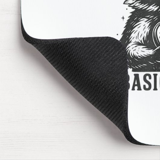 Radicalized By Basic Decency Resistance Funny Racc Mousepad (Ecke)