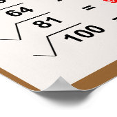 Radicals Square Roots Posters Poster (Ecke)