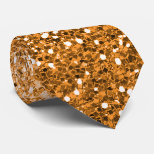 Radierer Kupfer Gold Glitzer Shimmer Neck Tie Krawatte