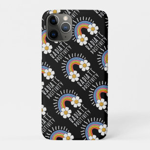 Radierposition Farbiger Regenbogen und Blume Case-Mate iPhone Hülle