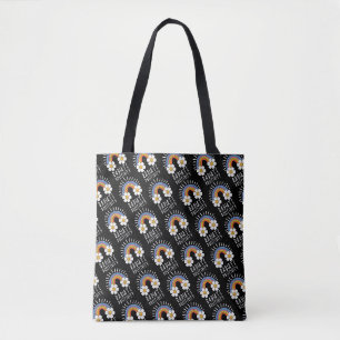 Radierposition Farbiger Regenbogen und Blume Tasche