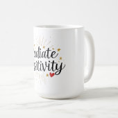 Radierposition - Motivierend Zitat Kaffeetasse (VorderseiteRechts)