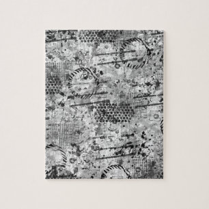 Radierungen Graffiti Puzzle