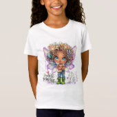 Radierungs-Positivitäts-Lil-Fairy-Kids-T - Shirt (Vorderseite)