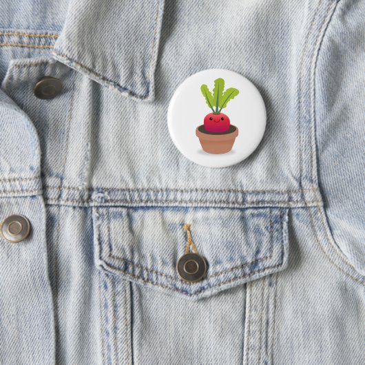 Radieschen Button (Beispiel)