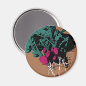 Radieschen Magnet (Vorderseite/Rückseite)