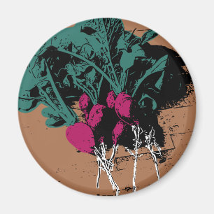 Radieschen Magnet