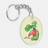 Radieschen radish schlüsselanhänger (Vorderseite links)