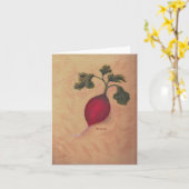 Radieskarte Karte (Gelbe Blume)