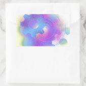 radikal Abstrakt Rechteckiger Aufkleber (Tasche)