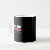 Radikal Verlassen Lunatic Anti Trump Funny Democra Kaffeetasse (Vorderseite Links)