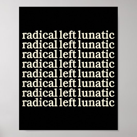 Radikal verlassen poster (Vorne)