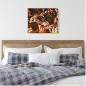 Radikale Art 1 überzogene Canvas Leinwanddruck (Insitu (Schlafzimmer))