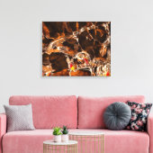 Radikale Art 1 überzogene Canvas Leinwanddruck (Insitu (Wohnzimmer))