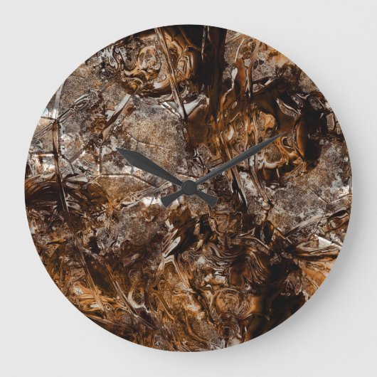 Radikale Art 2 Wall-Uhr Große Wanduhr (Vorderseite)