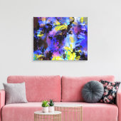 Radikale Art 3 überzogene Canvas Leinwanddruck (Insitu (Wohnzimmer))