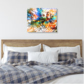 Radikale Art 4 Wrapped Canvas Leinwanddruck (Insitu (Schlafzimmer))