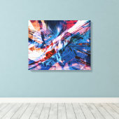 Radikale Art 8 Wrapped Canvas Leinwanddruck (Insitu (Holzboden))