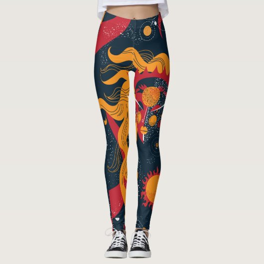 Radikale ästhetische Leggings AF/Yoga-Hosen (Vorderseite)