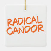 Radikale Candor Holiday Ornament  (Rückseite)