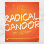 Radikale Candor Podcast Weinetiketten Weinetikett (Einzelnes Label)