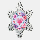 Radikale Entfaltung Schneeflocken Zinn-Ornament (Rechts)