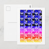 Radikale extravagante Kunst Postkarte (Vorne/Hinten)