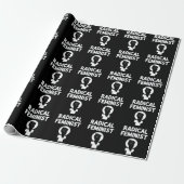 Radikale Feministin Geschenkpapier (Ungerollt)
