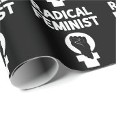 Radikale Feministin Geschenkpapier (Rolleneckpunkt)