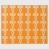 Radikale Feministin Geschenkpapier (Flach)