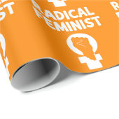 Radikale Feministin Geschenkpapier (Rolleneckpunkt)