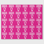 Radikale Feministin Geschenkpapier (Flach)